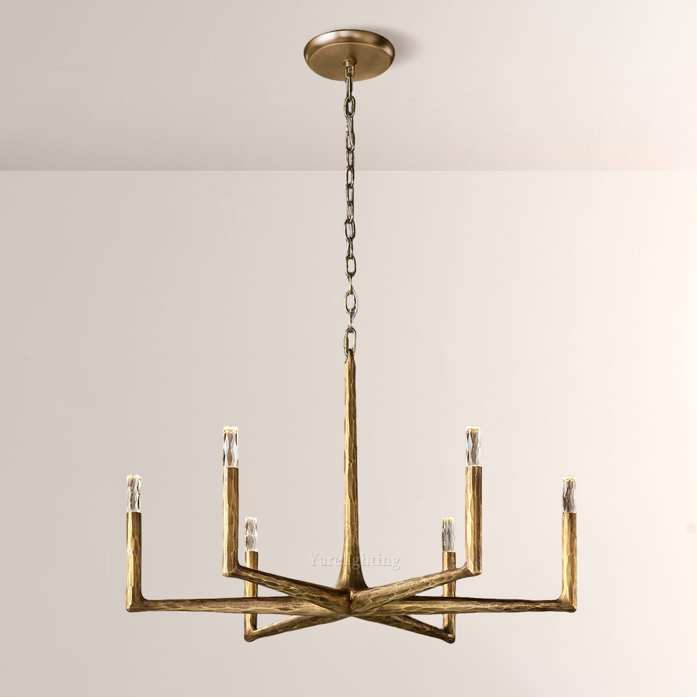 Avarit Forged Round Chandelier 36"