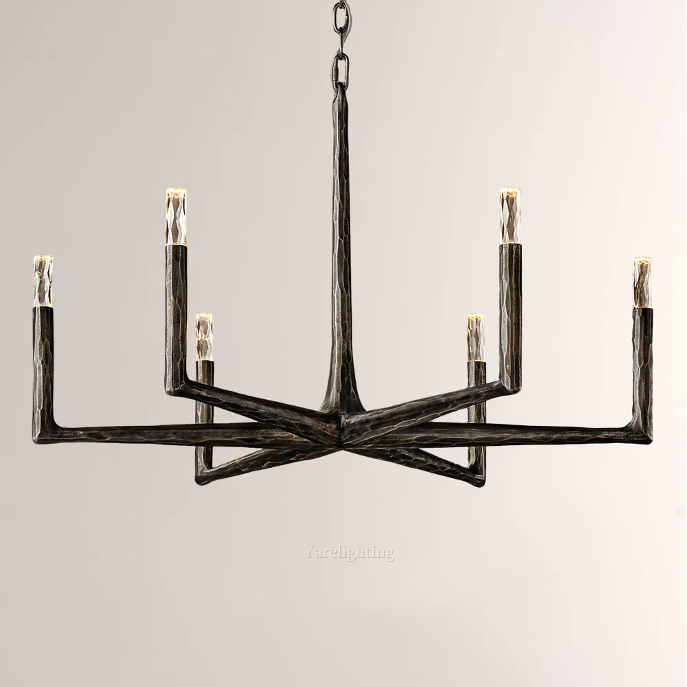 Avarit Forged Round Chandelier 36"