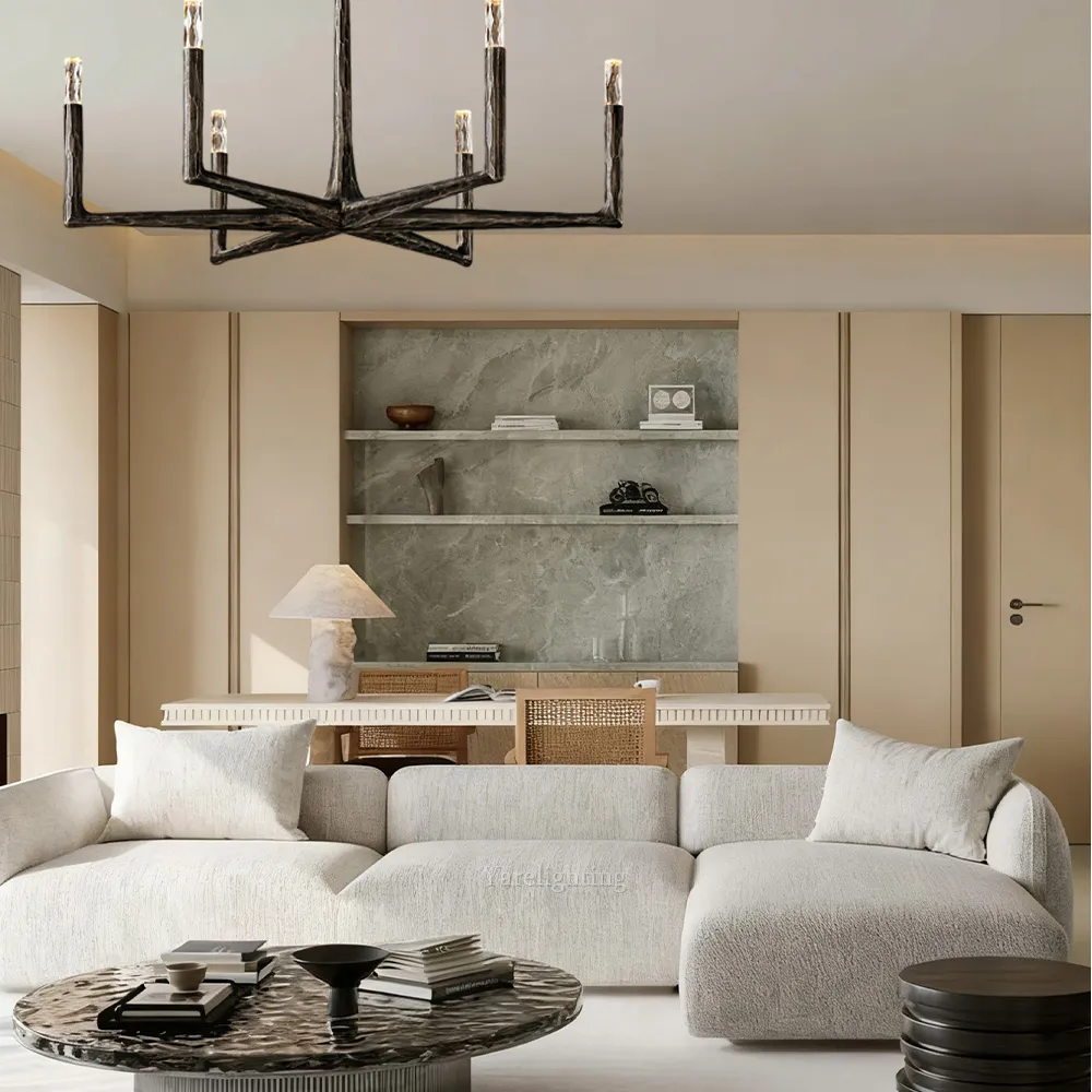 Avarit Forged Round Chandelier 36"