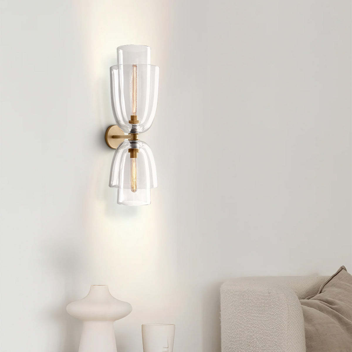 Blum Glass Cloche Grand Sconce