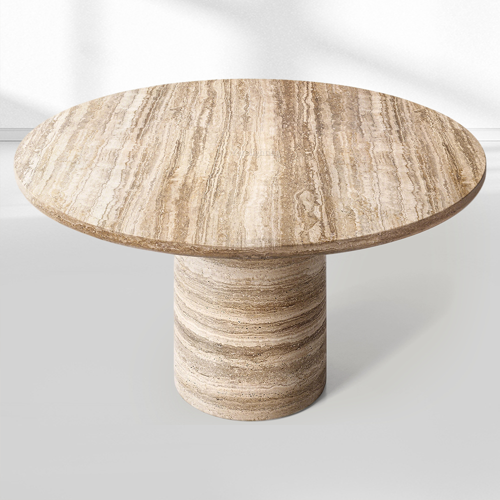 Vitolo Carved Round Dining Table