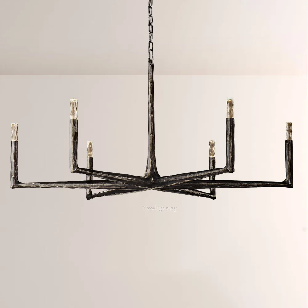 Avarit Forged Round Chandelier 48"