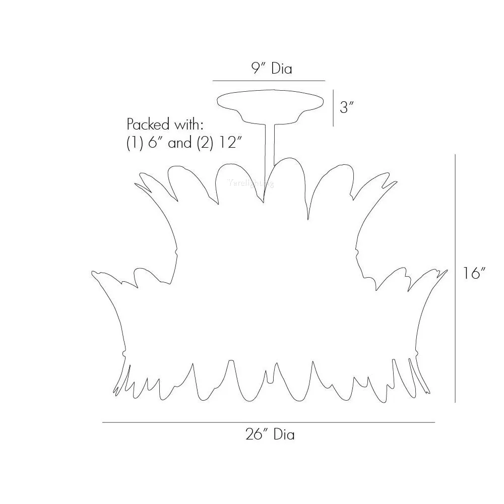 Analise Two Tier Chandelier