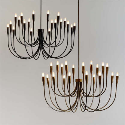 Liona Candelabra Chandelier Light,Chandelier For Living Room – Yarelighting