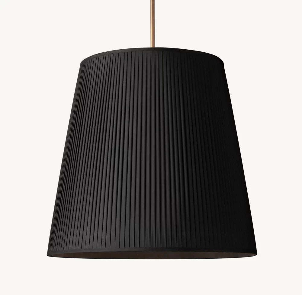 Reed Pleated Barrel Pendant Light