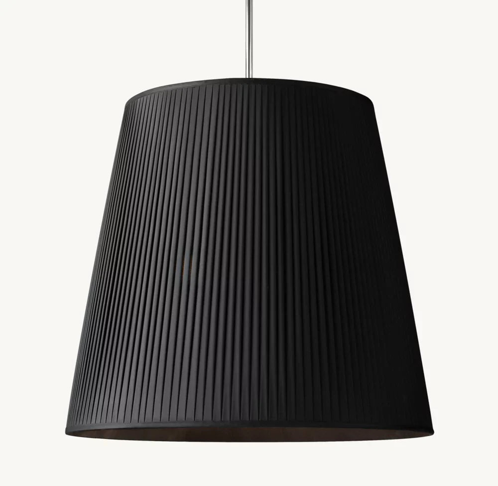 Reed Pleated Barrel Pendant Light