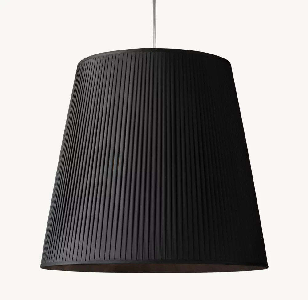 Reed Pleated Barrel Pendant Light