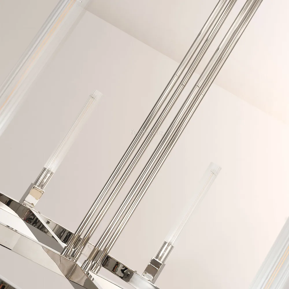 Aurora Cannel Candlestick Round Chandelier 36"