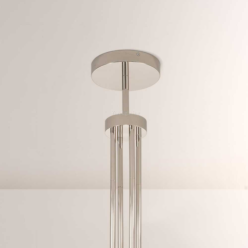 Aurora Cannel Candlestick Round Chandelier 36"