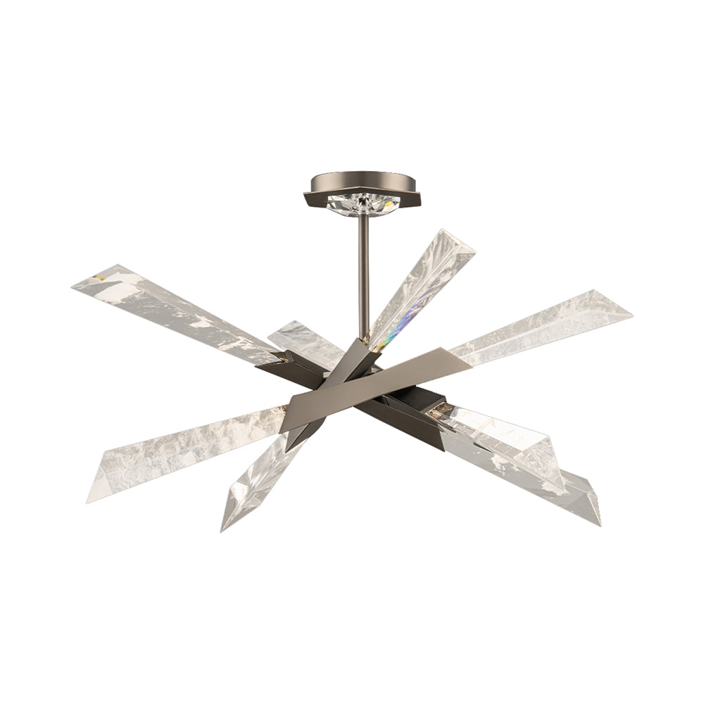 Solitude LED Semi Flush Mount Ceiling Light