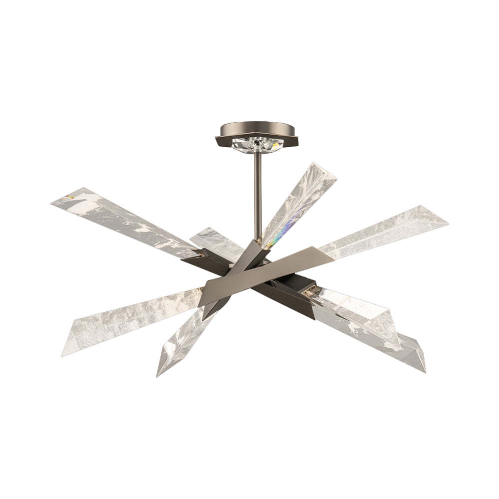 Solitude LED Semi Flush Mount Ceiling Light