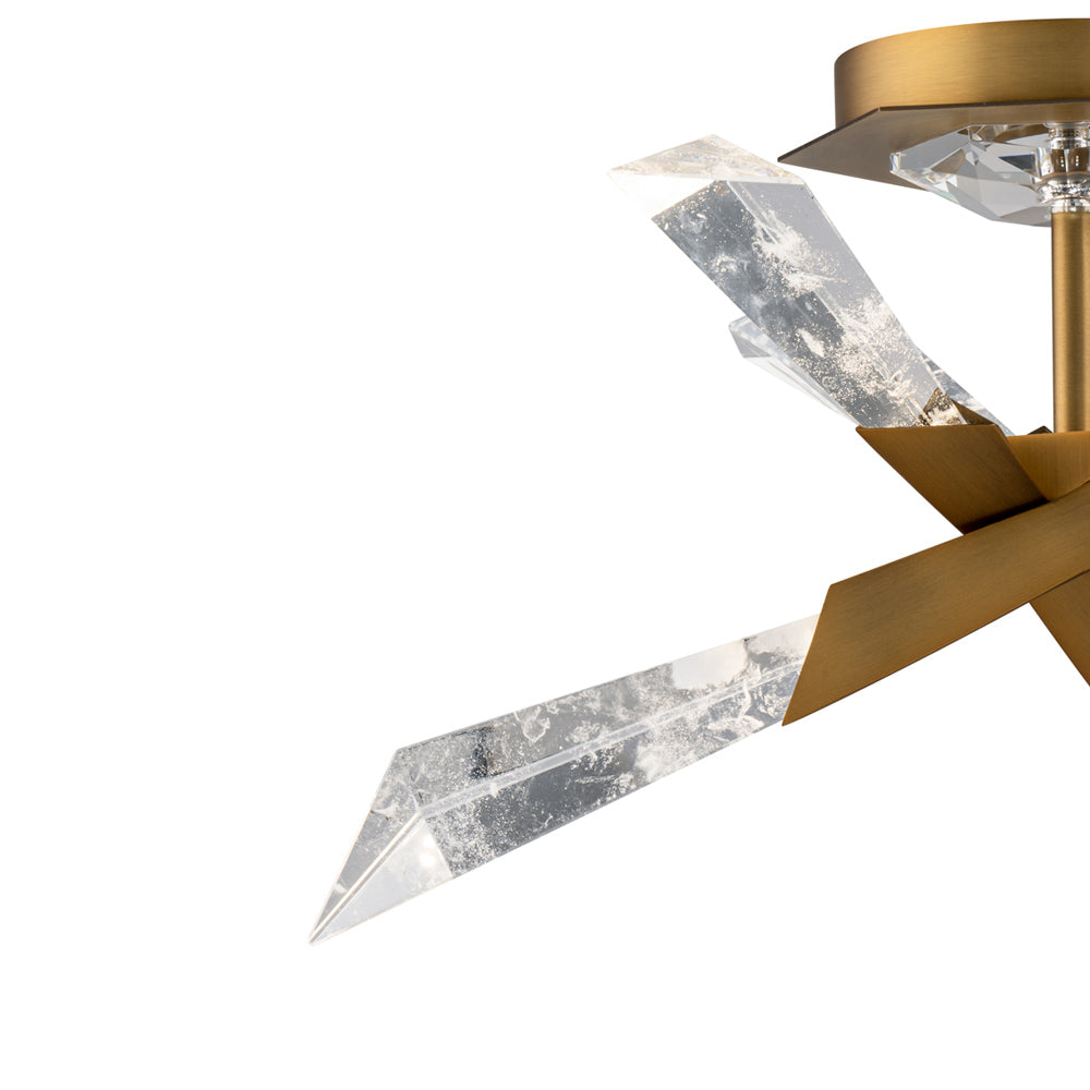 Solitude LED Semi Flush Mount Ceiling Light