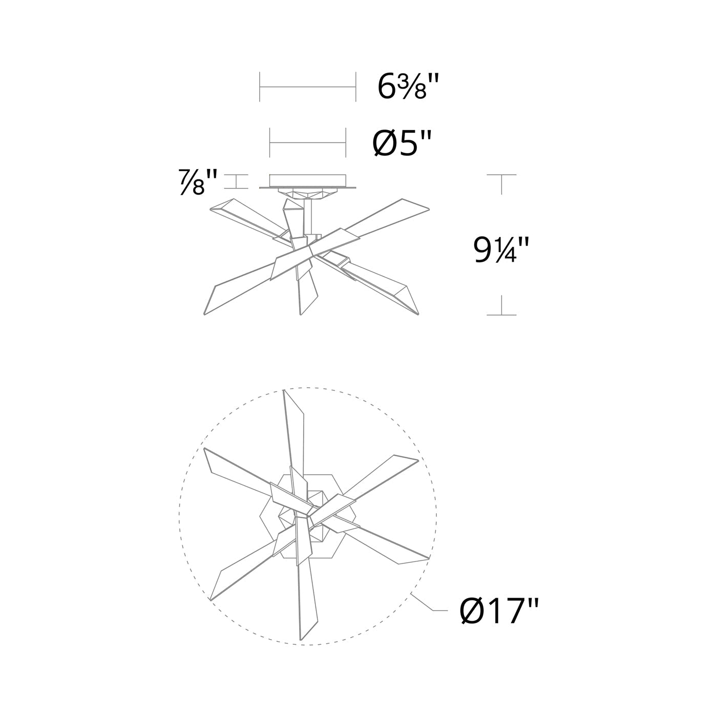 Solitude LED Semi Flush Mount Ceiling Light