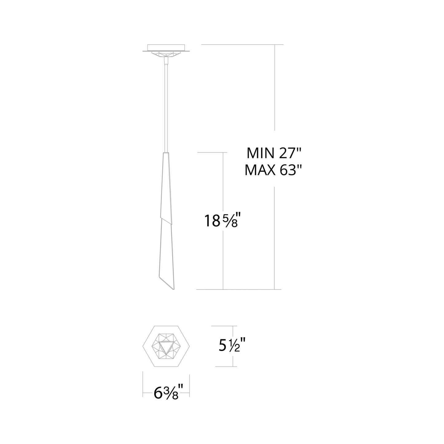 Solitude Mini LED Pendant Light