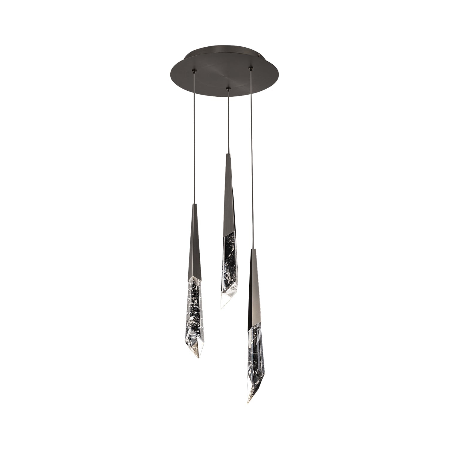 Solitude Round LED Multi Chandelier