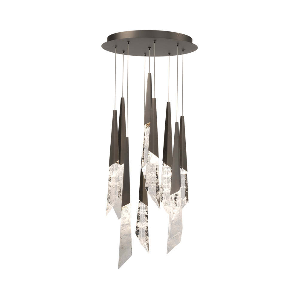 Solitude Round LED Multi Chandelier