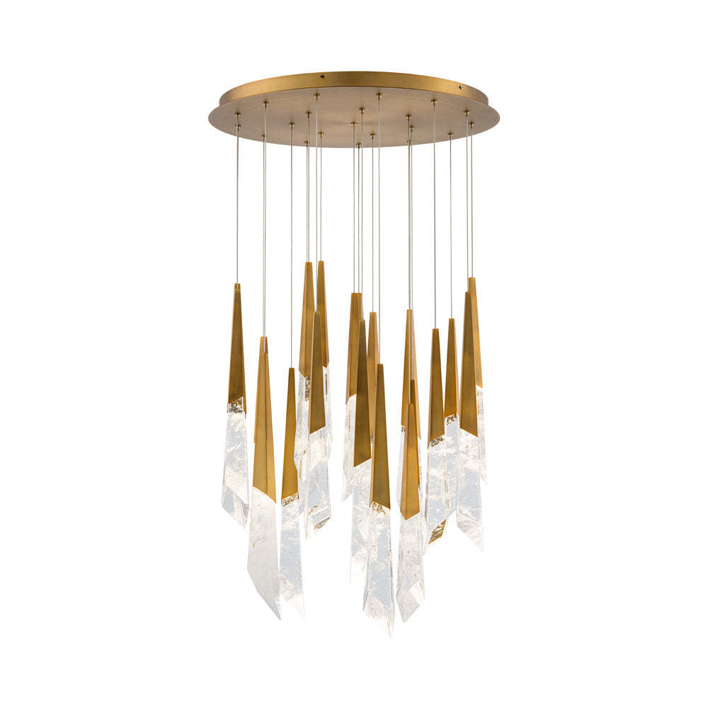 Solitude Round LED Multi Chandelier