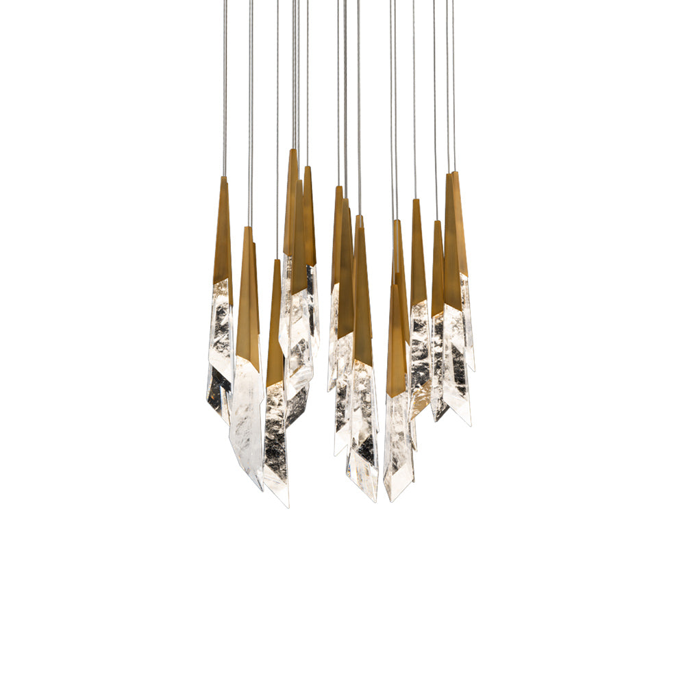 Solitude Round LED Multi Chandelier
