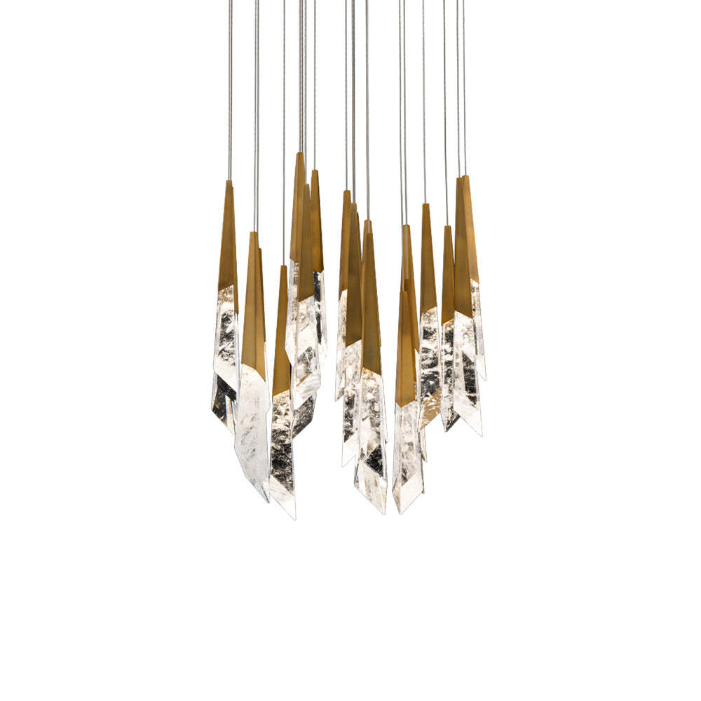 Solitude Round LED Multi Chandelier