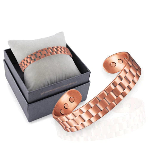 🎄🎄🎄 Cuoxz™ Pure Copper Magnetic Therapy Health Bracelet (🔥Limited Time Discount 🔥 Last Day🔥)