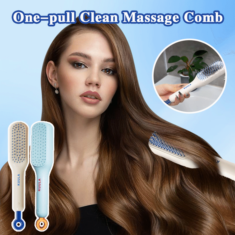 🔥2024 NEW YEAR SALE-One-pull Clean Massage Comb