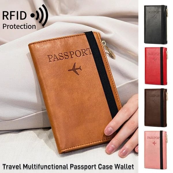 🎁2024 New Year Hot Sale🎁RFID Blocking Leather Card Wallet（LIMITED TIME DISCOUNT 🔥 LAST DAY）
