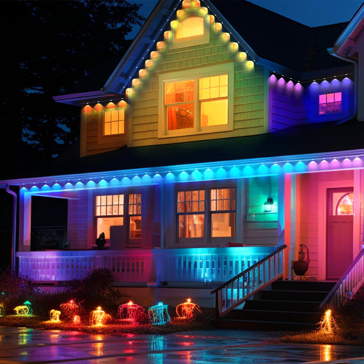 🎅Christmas Sale 49% OFF-- Permanent Outdoor Lights