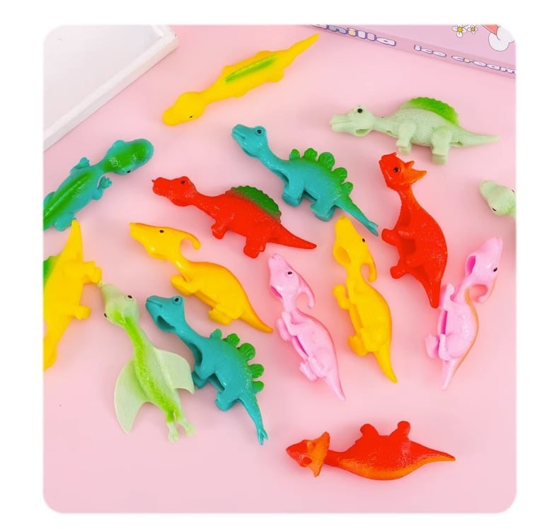 (🌲EARLY CHRISTMAS SALE - 47% OFF) 🎁Slingshot Dinosaur Finger Toys, BUY 5 GET 3 FREE🔥