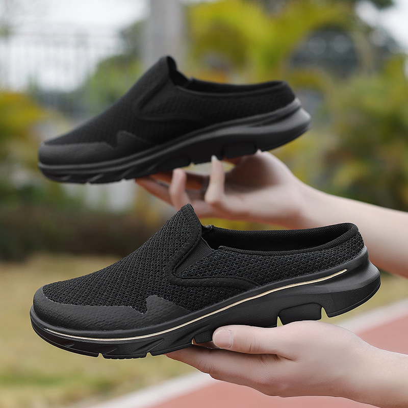 FLYKNIT MESH ULTRA-LIGHT AND COMFORTABLE HALF SLIPPERS