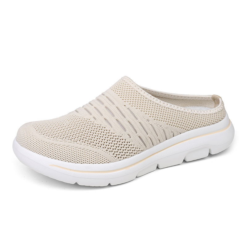 WOMEN'S BREATHABLE SOFT SOLE CASUAL HALF SLIPPERS