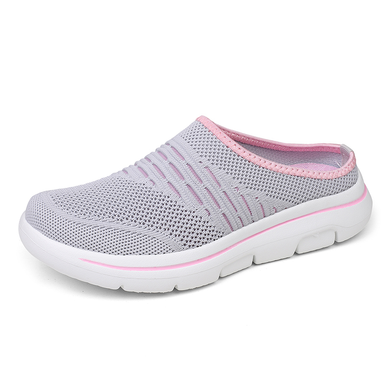 WOMEN'S BREATHABLE SOFT SOLE CASUAL HALF SLIPPERS