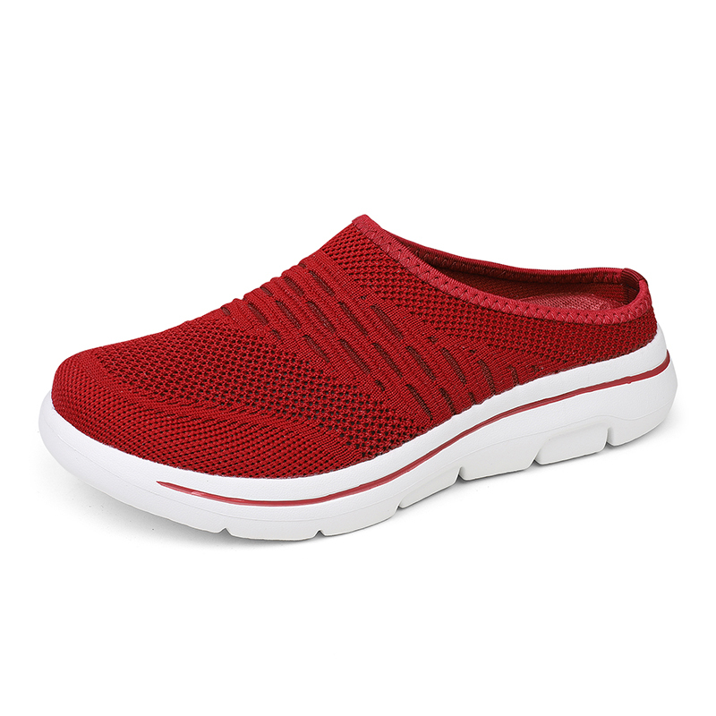 WOMEN'S BREATHABLE SOFT SOLE CASUAL HALF SLIPPERS