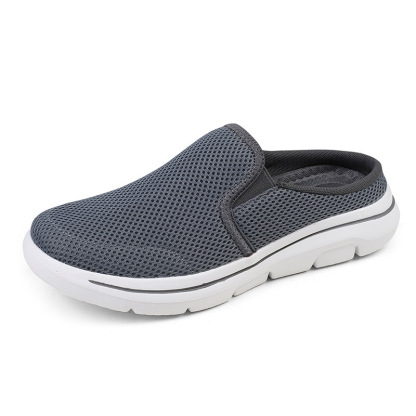 MEN'S MESH SOFT SOLE BREATHABLE CASUAL HALF SLIPPERS
