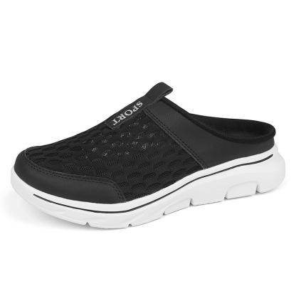 CASUAL BEACH BREATHABLE MESH HALF SLIPPERS