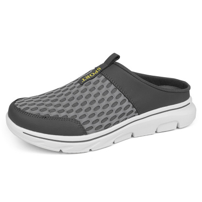 CASUAL BEACH BREATHABLE MESH HALF SLIPPERS