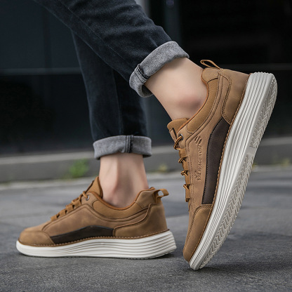 MEN'S LIGHTWEIGHT CANVAS SOFT-SOLED CASUAL SHOES