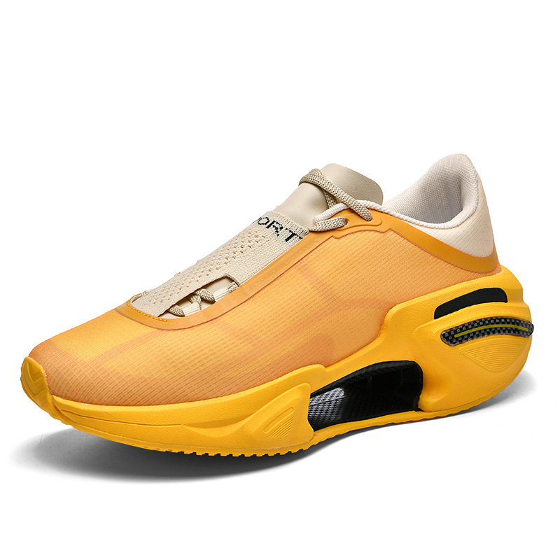 COMFORTABLE CARBON PLATE THICK-SOLED BREATHABLE SPORTS SHOES