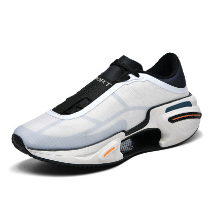 COMFORTABLE CARBON PLATE THICK-SOLED BREATHABLE SPORTS SHOES