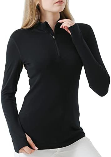 Catalysly Merino Wool Women's Short Sleeve Base Layer, Outdoor Odor Resistance