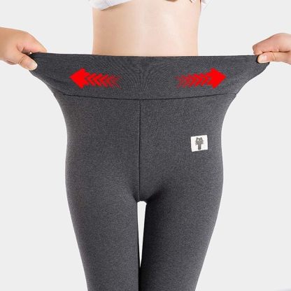 Catalysly Women's Super Thick Cashmere Thermal Leggings - Wool-lined Skinny Pants