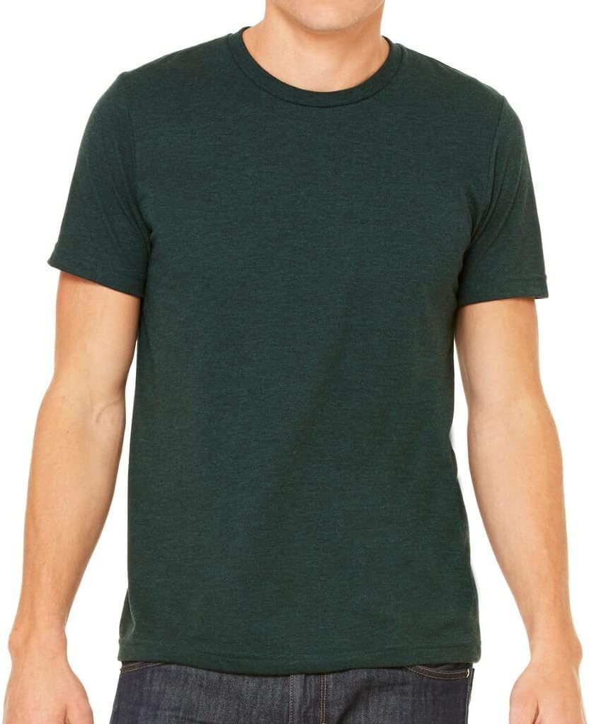Mens 3.4 oz. Triblend T-Shirt> CHARCOAL TRIBLEND 3413C