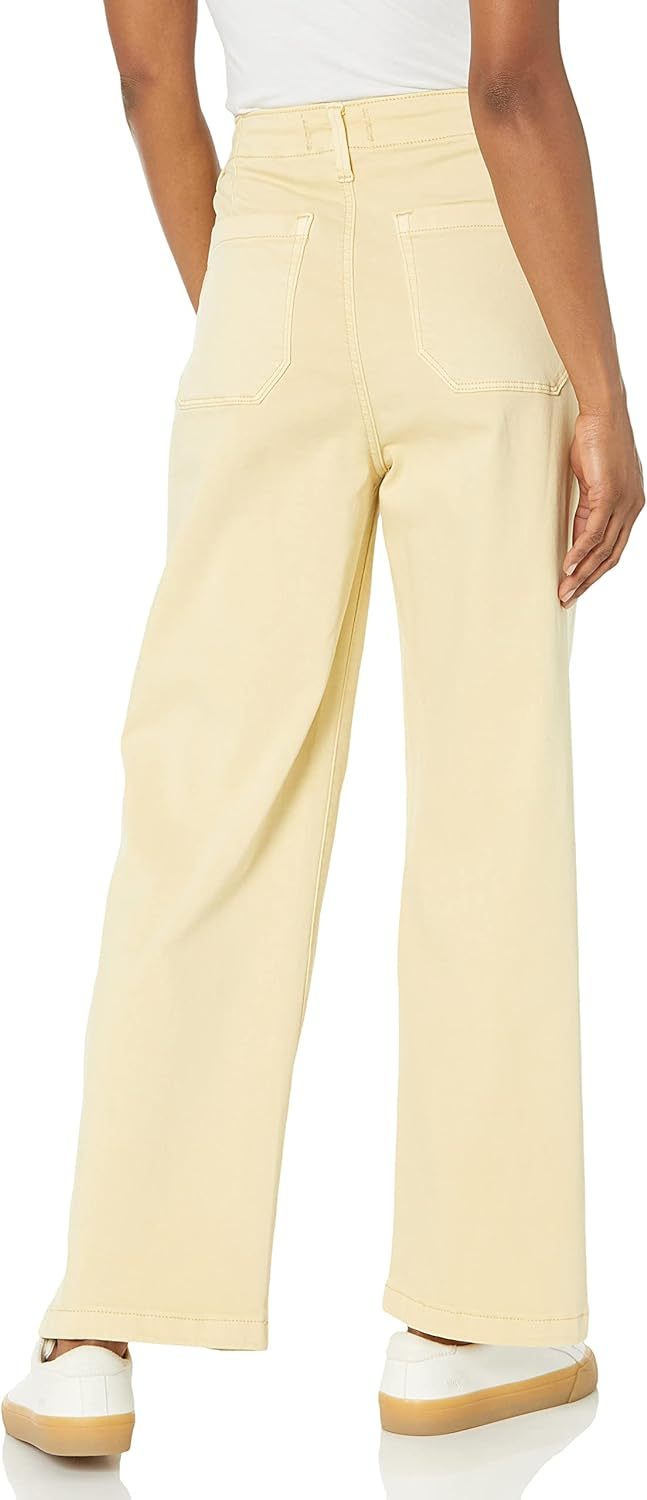 Catalysly Women's High-Waisted Wide-Leg Cropped Pants