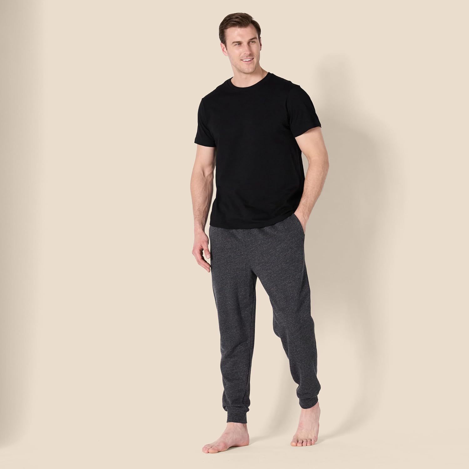  Essentials Men's Crew Neck T-Shirts. Pack of 6. Versatile Basics.