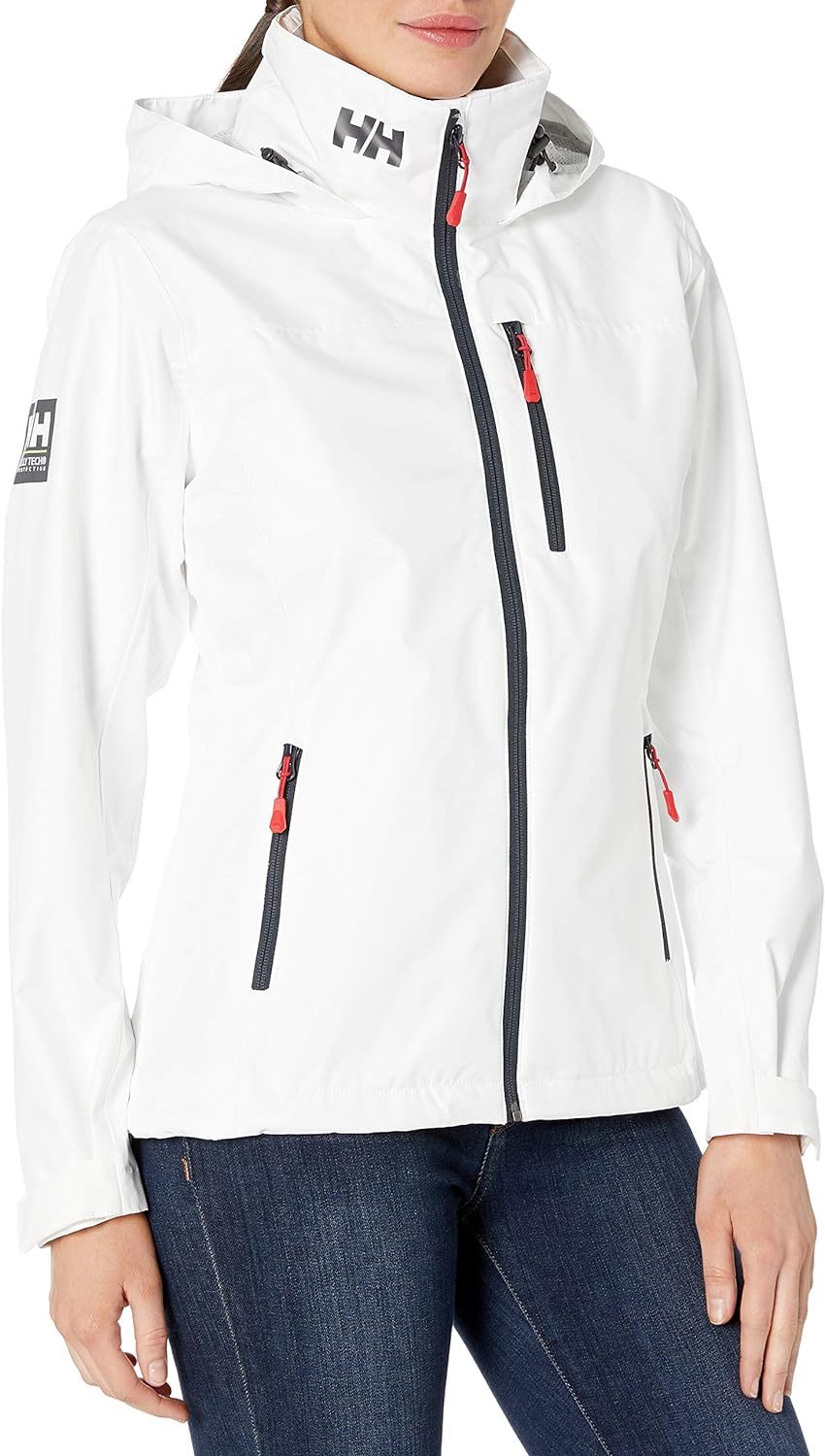 Catalysly Ladies' Round Neck Hooded Waterproof Sailing Jacket