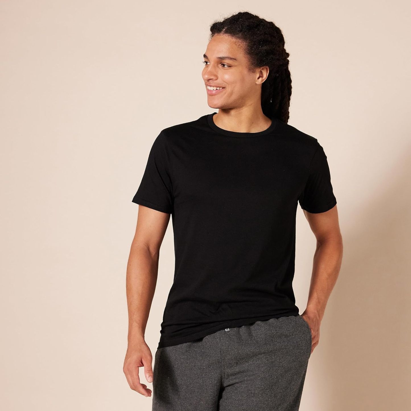  Essentials Men's Crew Neck T-Shirts. Pack of 6. Versatile Basics.