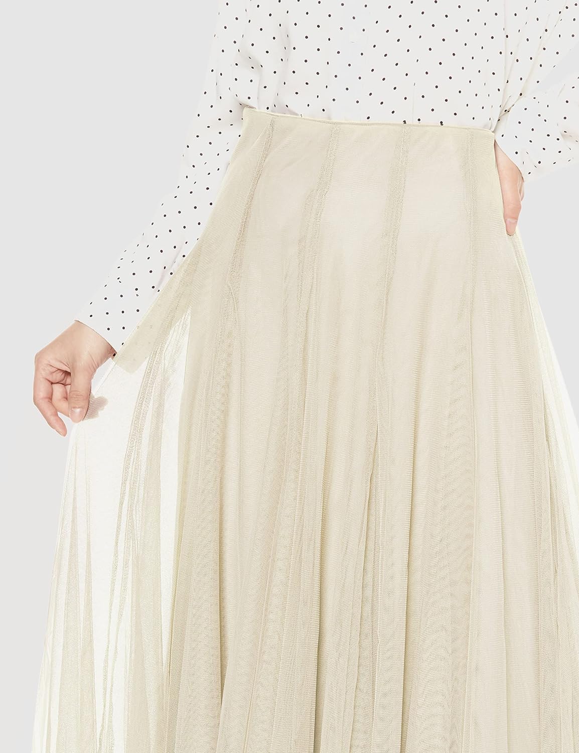  Catalysly Women's Sheer Fluffy Skirt