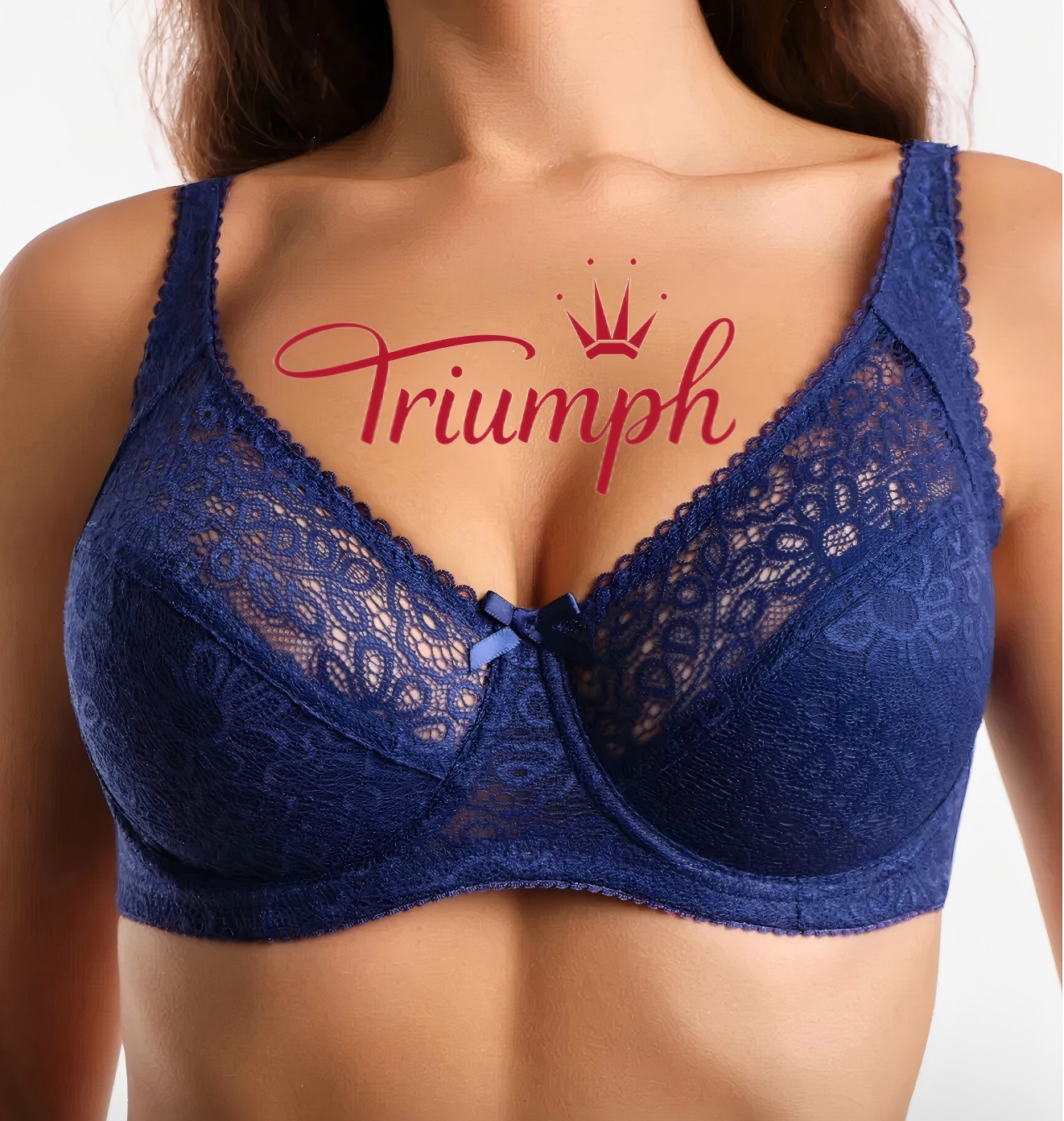 👙TRIUMPH – [3 piese.]🔥50% REDUCERE lenjerie intimă sexy din dantelă mărimi mari