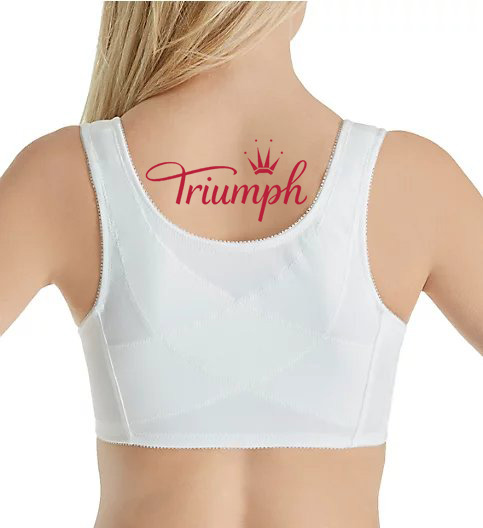 Triumph - (3 termék) Pamut, légáteresztő, elől záródó melltartó huzal nélkül