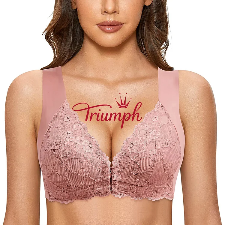 Triumph - 3 Buc 💥Sutien model ultra-subțire din dantelă sexy fără sârmă[75A-110E]