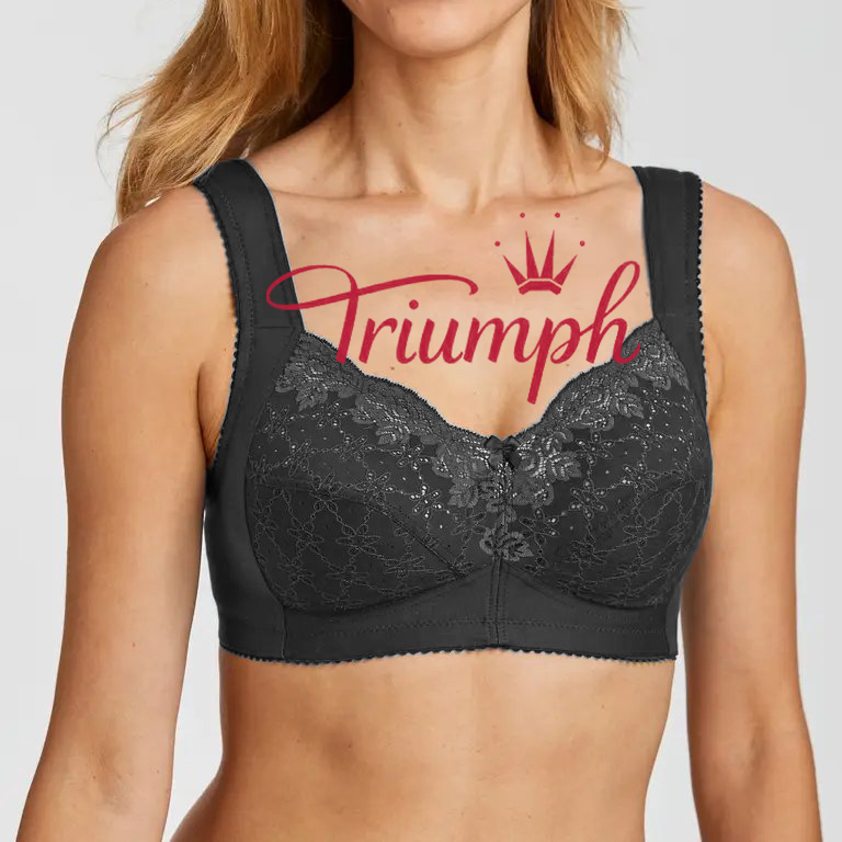 Triumph - 3db-os készlet 🔥Hímzett teljes testű komfort melltartó